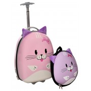 Lagaminas su kuprine Kitty 3D 2in1